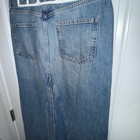 Mango Blue Denim Maxi  Skirt 'Venetia' new - Picture 5 of 11